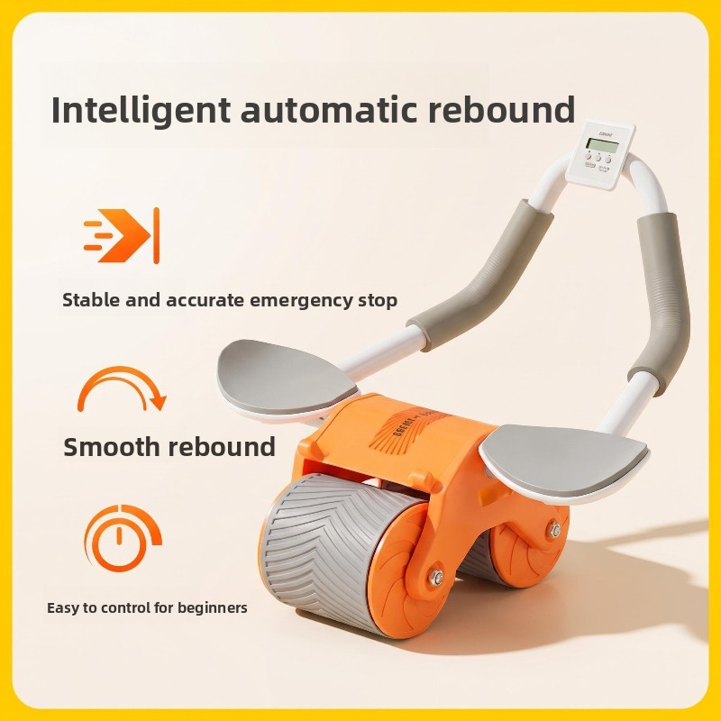 Ab Roller Wheel With Elbow Support - Soporte para el codo, rebote automático,