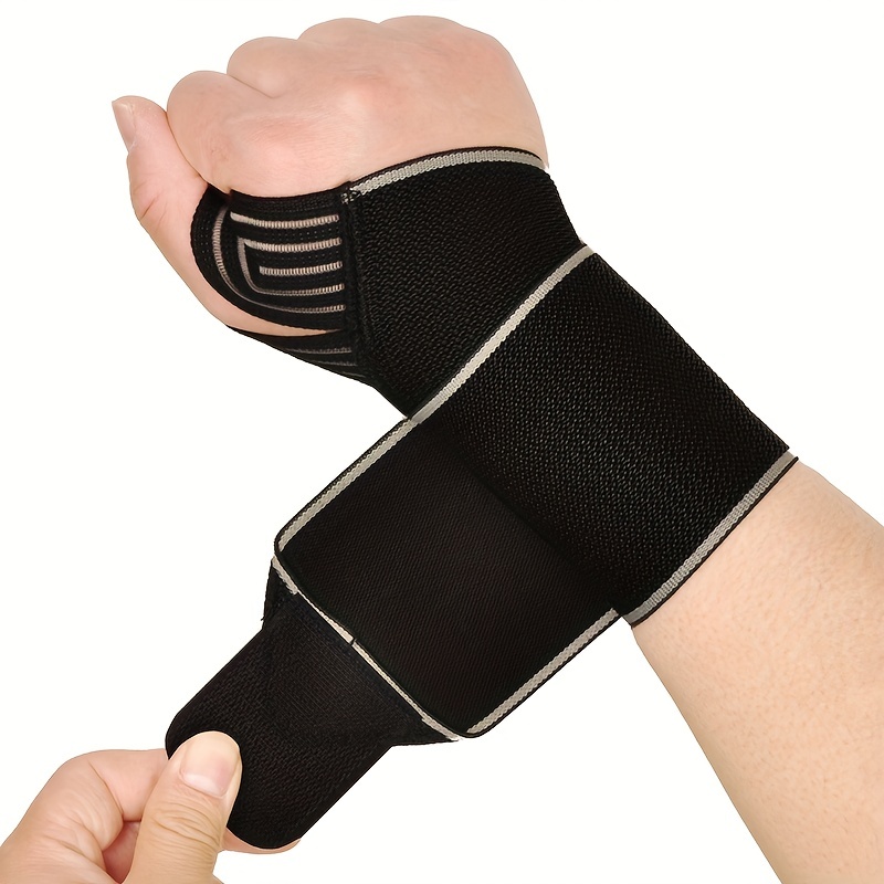 Wrist Wraps Weightlifting Support - Correa de soporte de muñeca ajustable