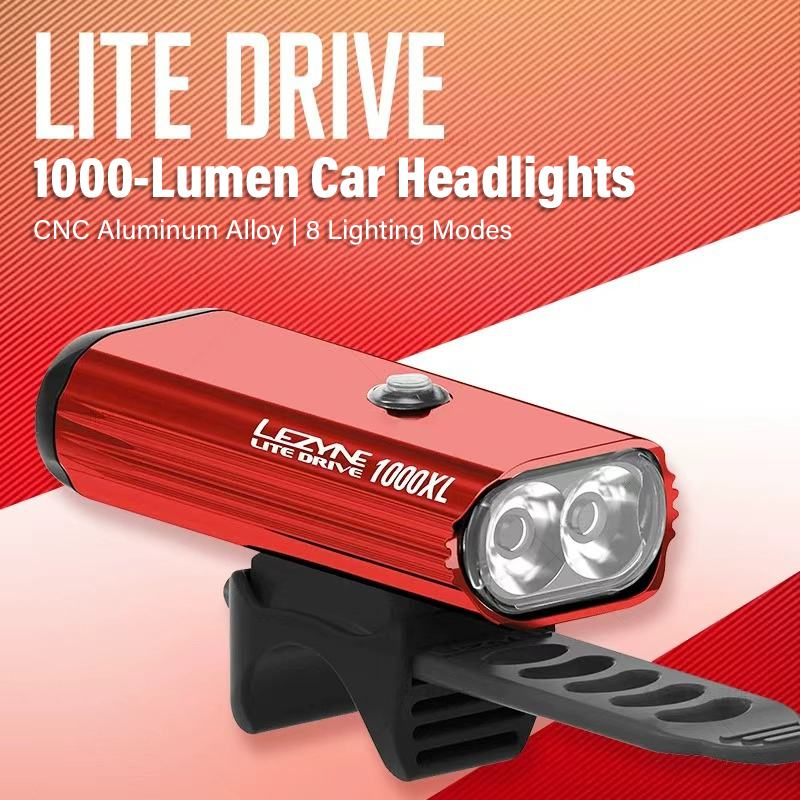 Luz de Bicicleta LEZYNE de 100 - Rechargeable Bicycle Headlight 1000 Lumen reseña y precio