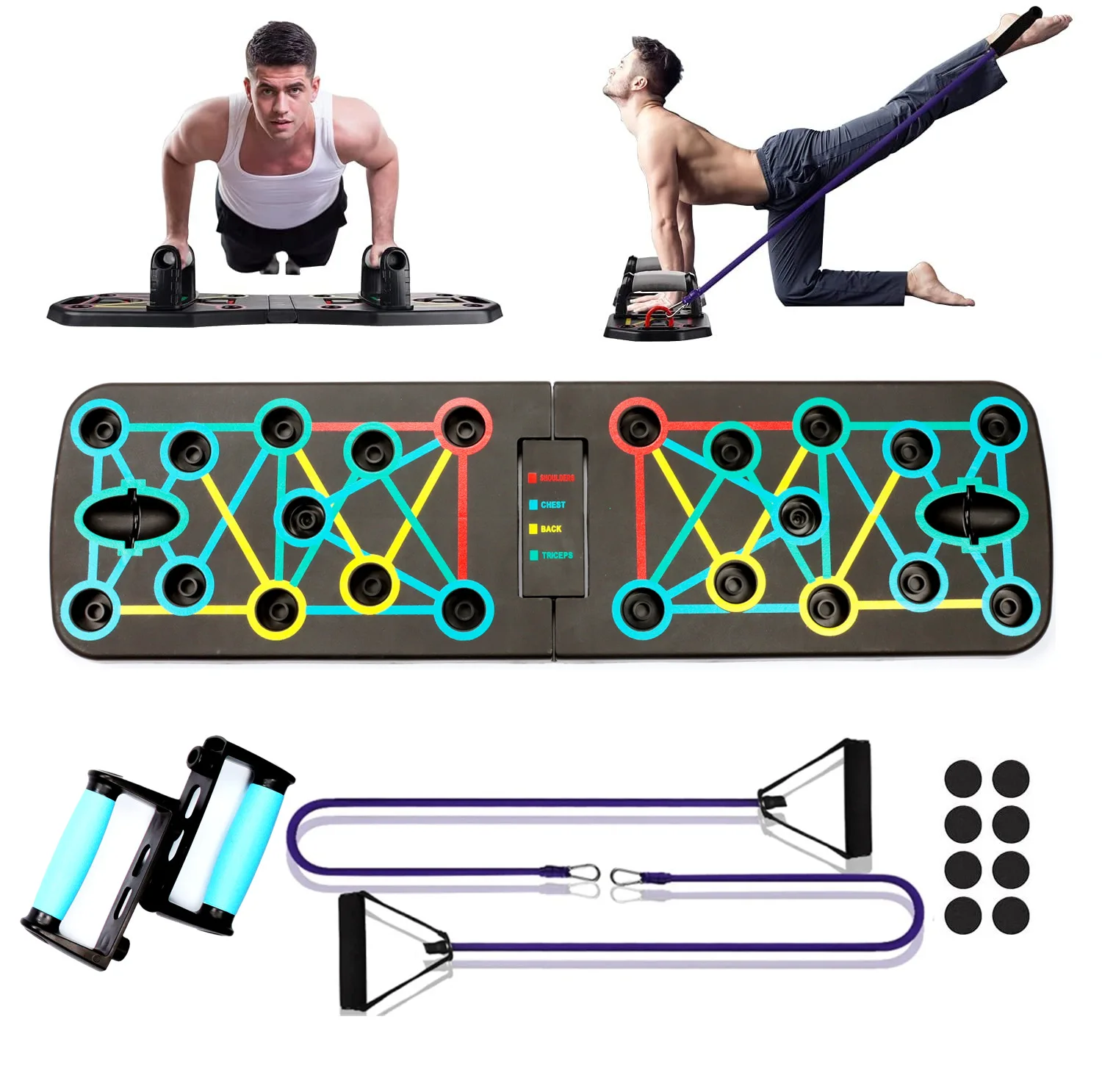 Tabla de Flexiones Plegable Mu - Push Up Board Foldable Multi Function reseña y precio