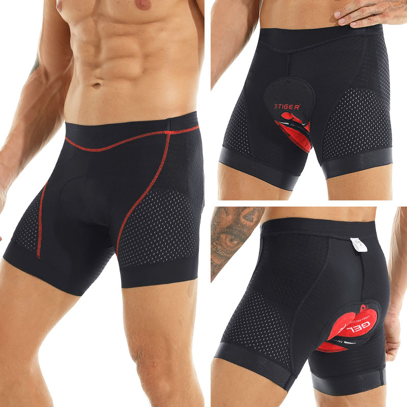 X-tiger ciclismo Shorts mejora - Padded Cycling Shorts 5D Gel reseña y precio
