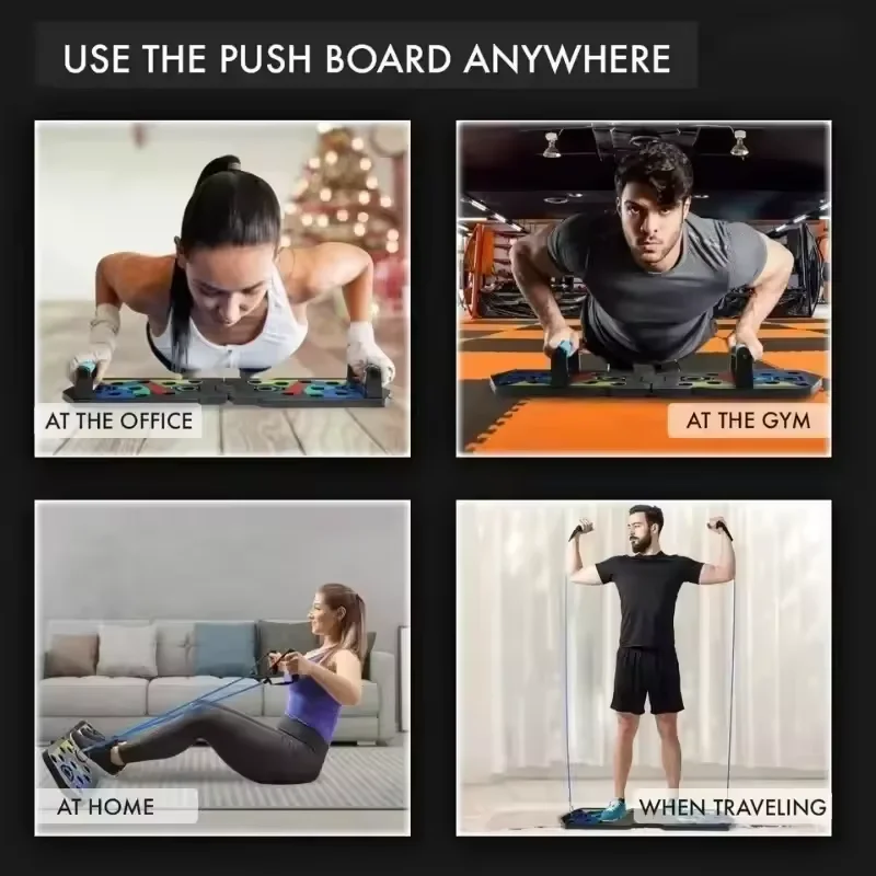 Tabla plegable para flexiones, - Push Up Board Foldable Multi Function reseña y precio