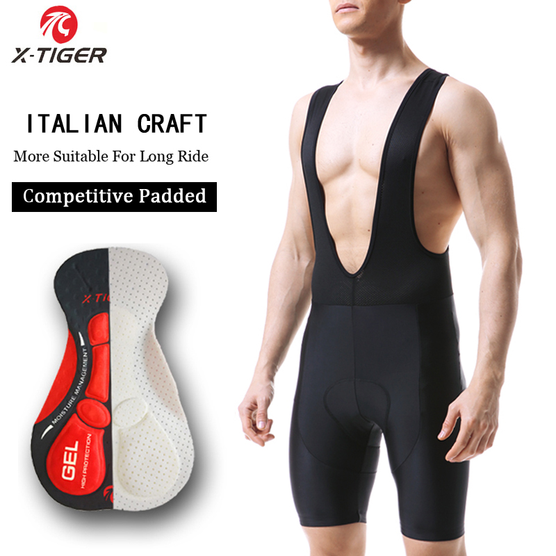 X-TIGER de ciclismo para hombr - Padded Cycling Shorts 5D Gel reseña y precio