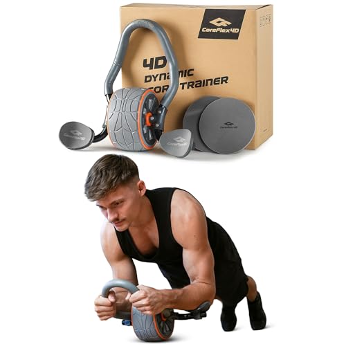 Rueda Abdominal CoreFlex4D con - Ab Roller Wheel With Elbow Support reseña y precio