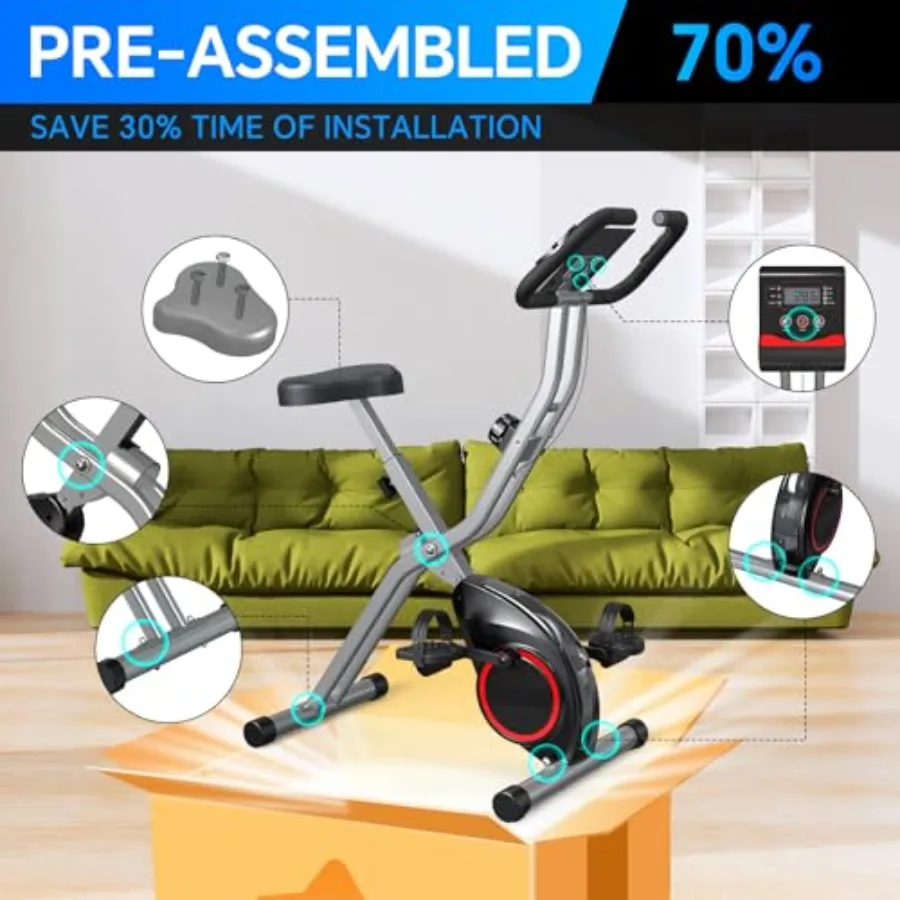Bicicleta de ejercicio plegabl - Exercise Bike Magnetic Resistance reseña y precio