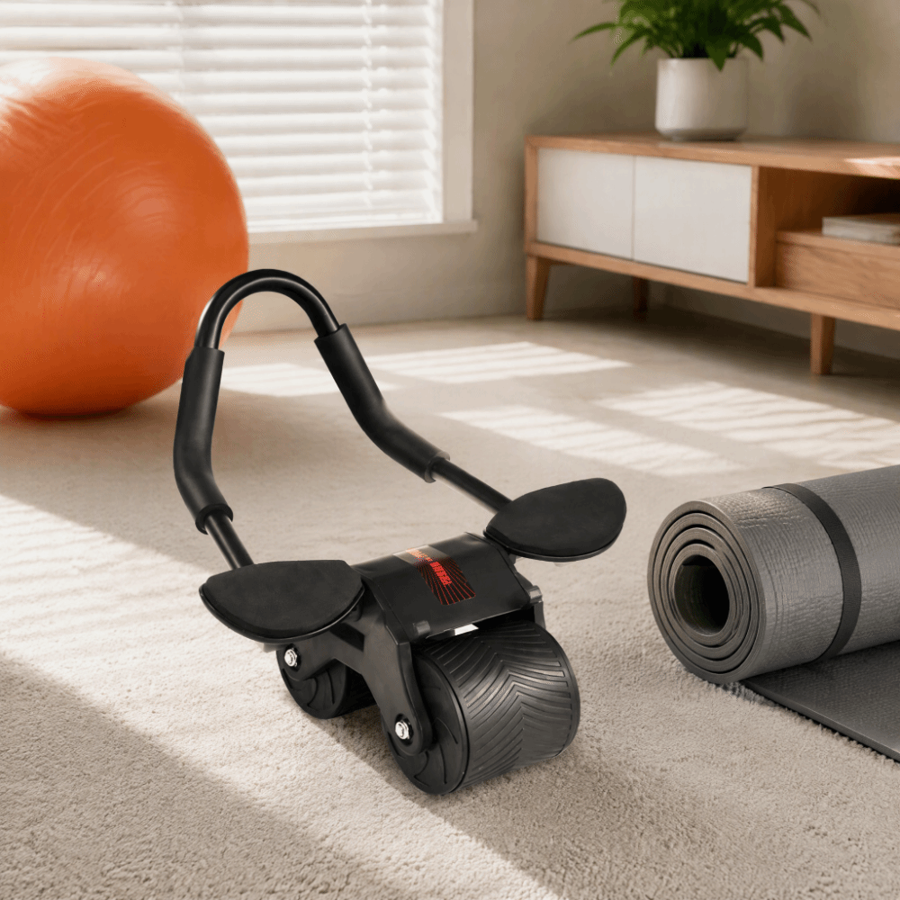 Rodillo abdominal con rebote a - Ab Roller Wheel With Elbow Support reseña y precio