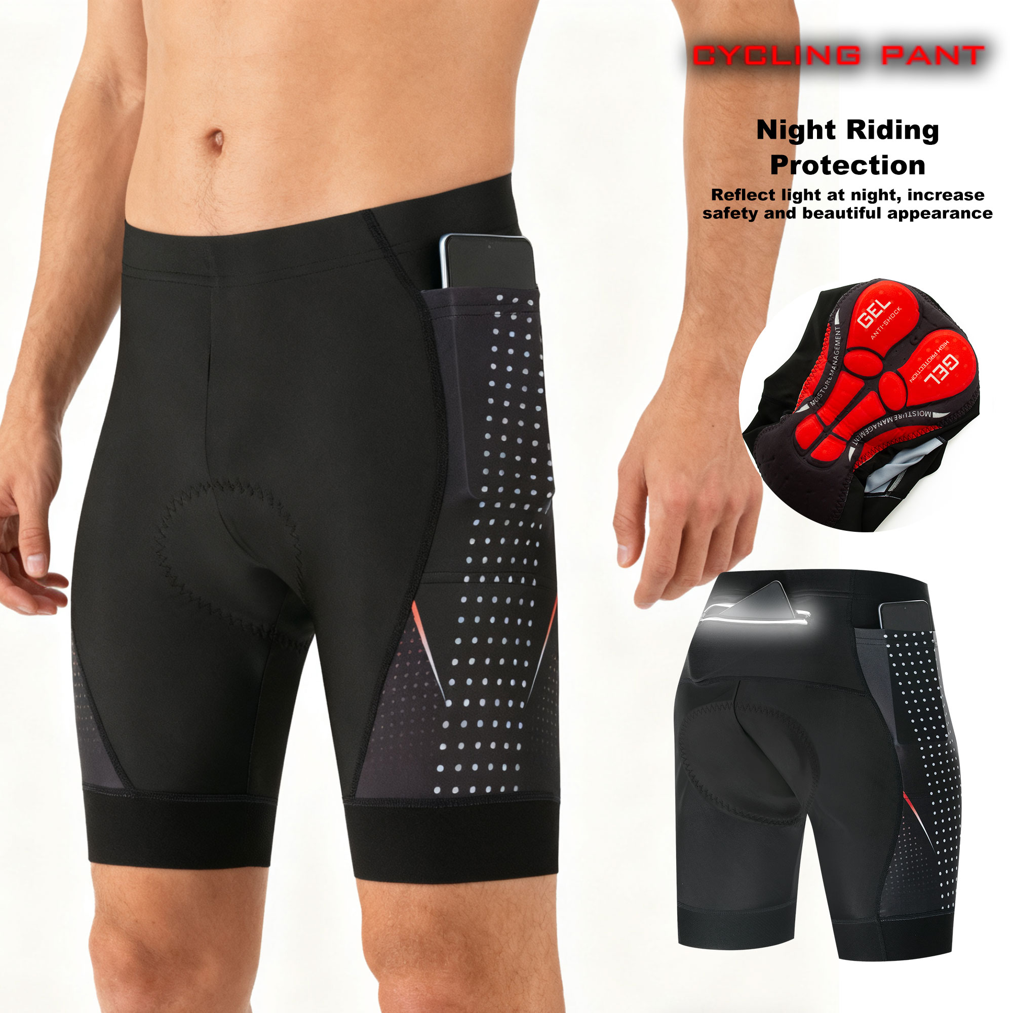 Pantalones Cortos de Ciclismo  - Padded Cycling Shorts 5D Gel reseña y precio