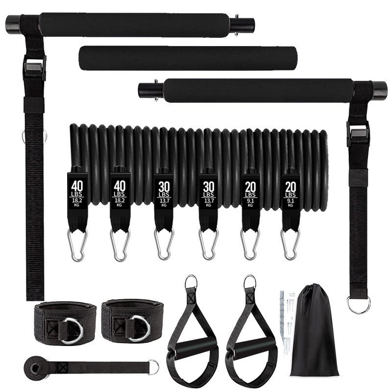 Bandas de Resistencia de 180 l - Pilates Bar Kit With Resistance Bands reseña y precio