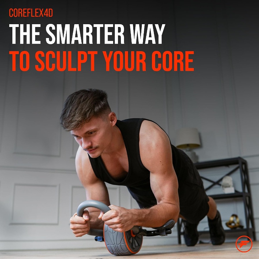 Rueda abdominal CoreFlex4D con - Ab Roller Wheel With Elbow Support reseña y precio