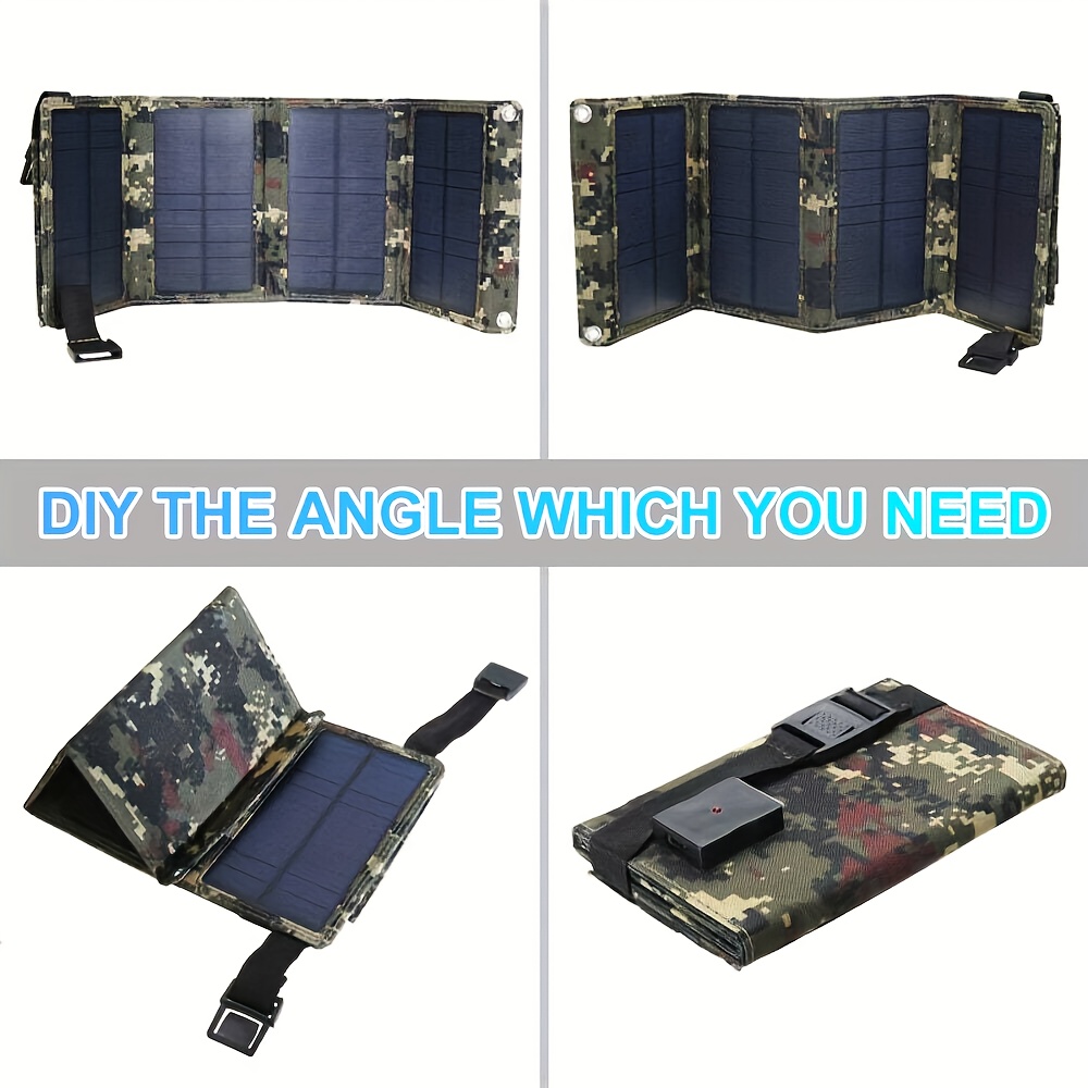 Panel Solar Portátil Plegable  - Camping reseña y precio