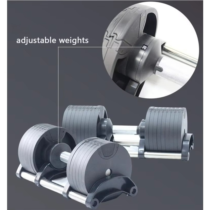 Equipo de Gimnasio, Mancuernas - Adjustable Dumbbell Pair 40Kg reseña y precio